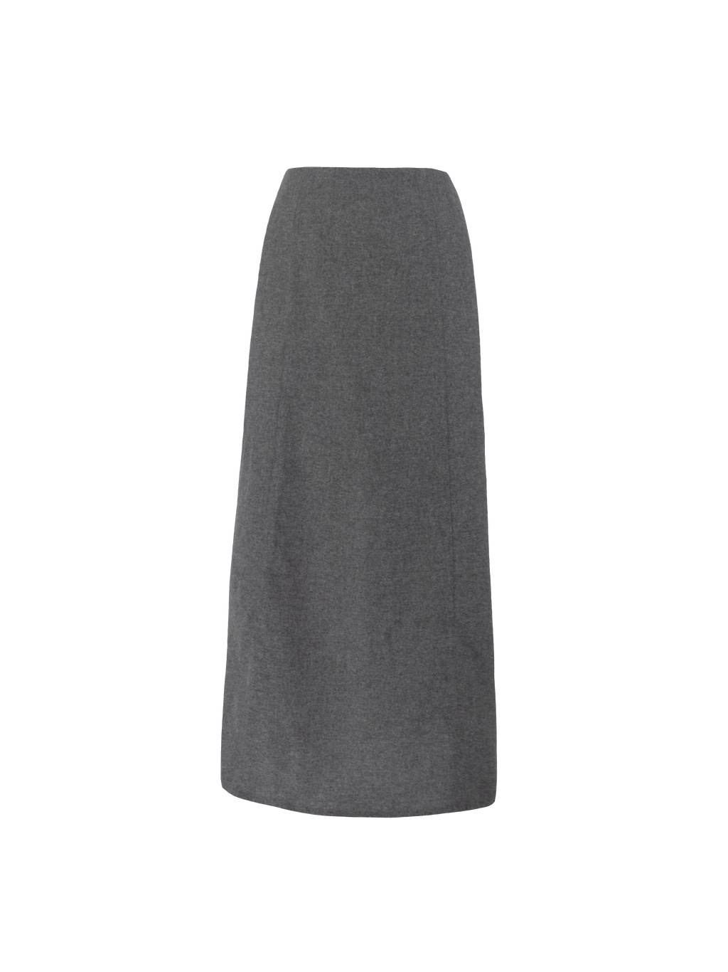 FALDA LARGA CON COSTURAS GRIS