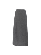 FALDA LARGA CON COSTURAS GRIS