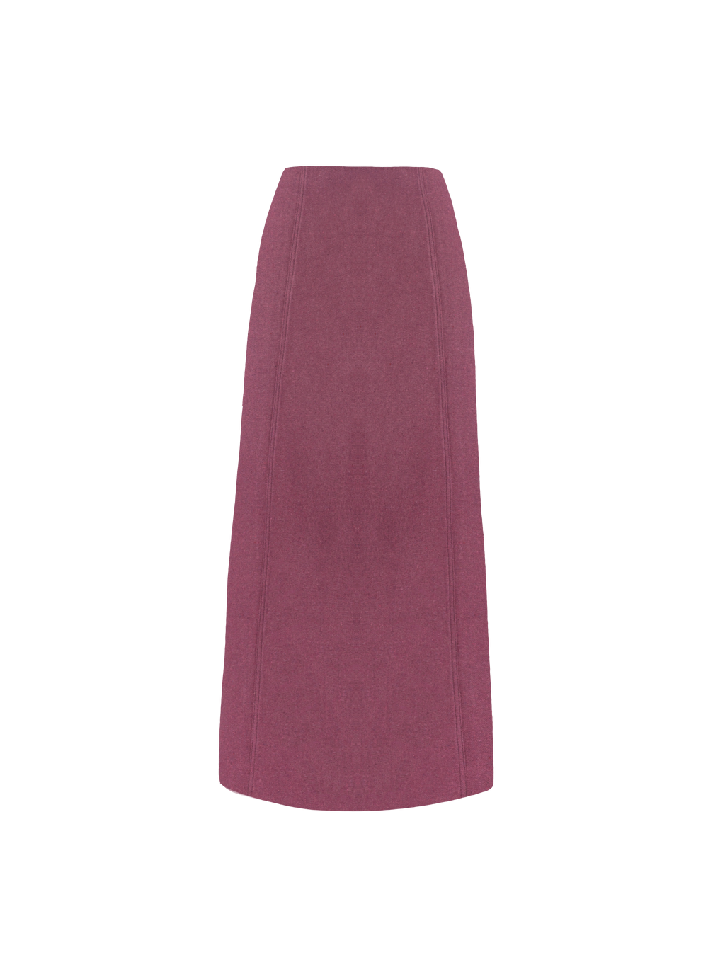 FALDA LARGA CON COSTURAS ROSA