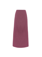 FALDA LARGA CON COSTURAS ROSA