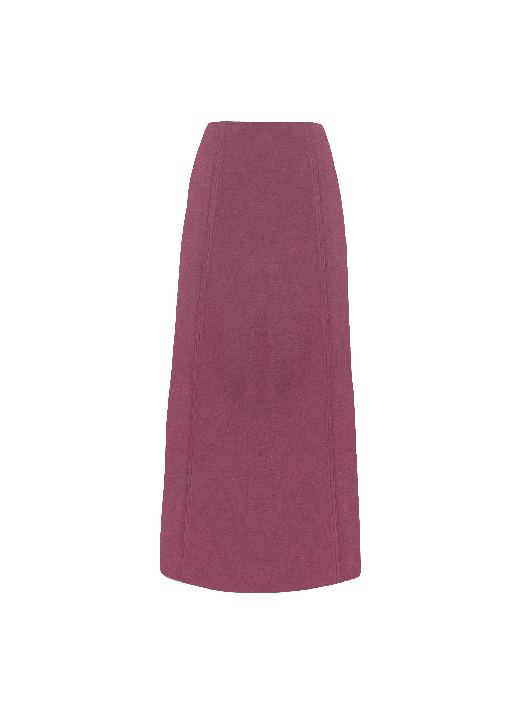 FALDA LARGA CON COSTURAS ROSA