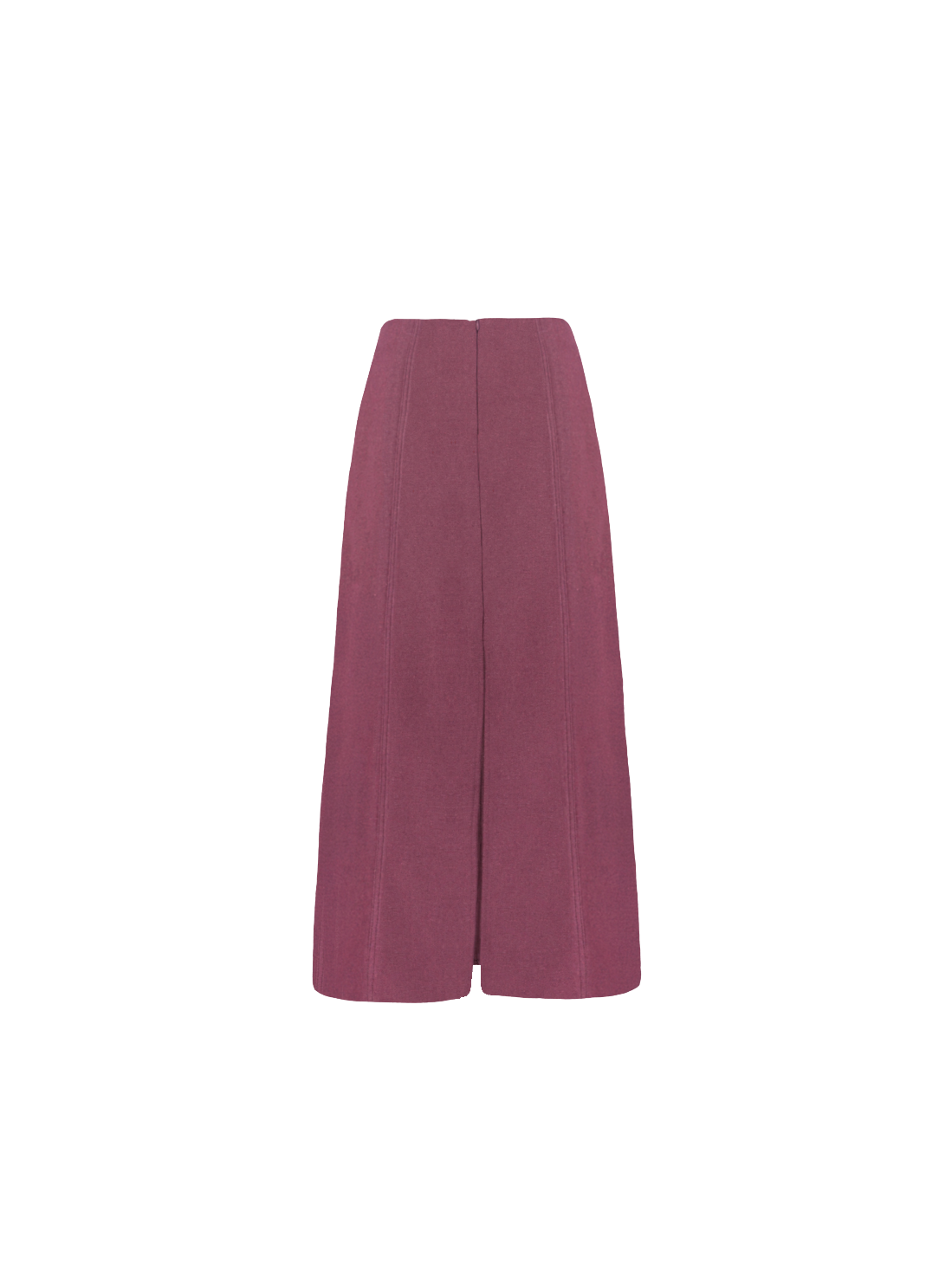 FALDA LARGA CON COSTURAS ROSA