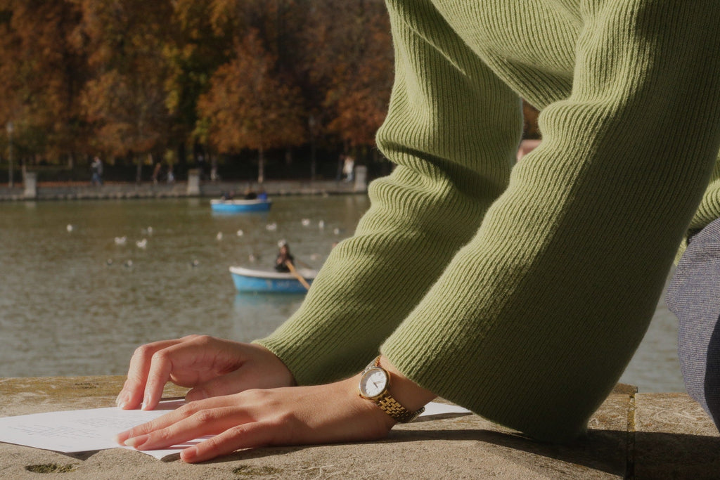 JERSEY PUNTO CUELLO SUBIDO VERDE PISTACHO