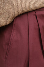 PANTALON PINZAS BALLOON BURGUNDY