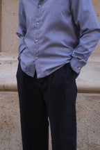 PANTALON PINZAS RECTO AZUL MARINO