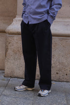 PANTALON PINZAS RECTO AZUL MARINO