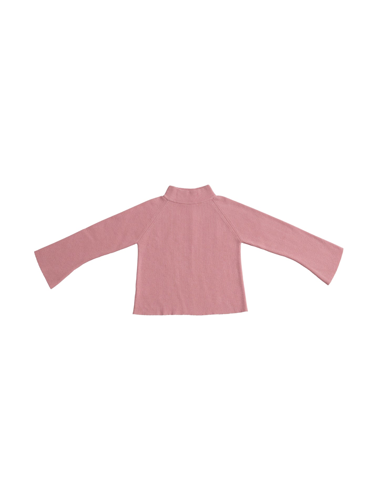 JERSEY PUNTO CUELLO SUBIDO ROSA PALO