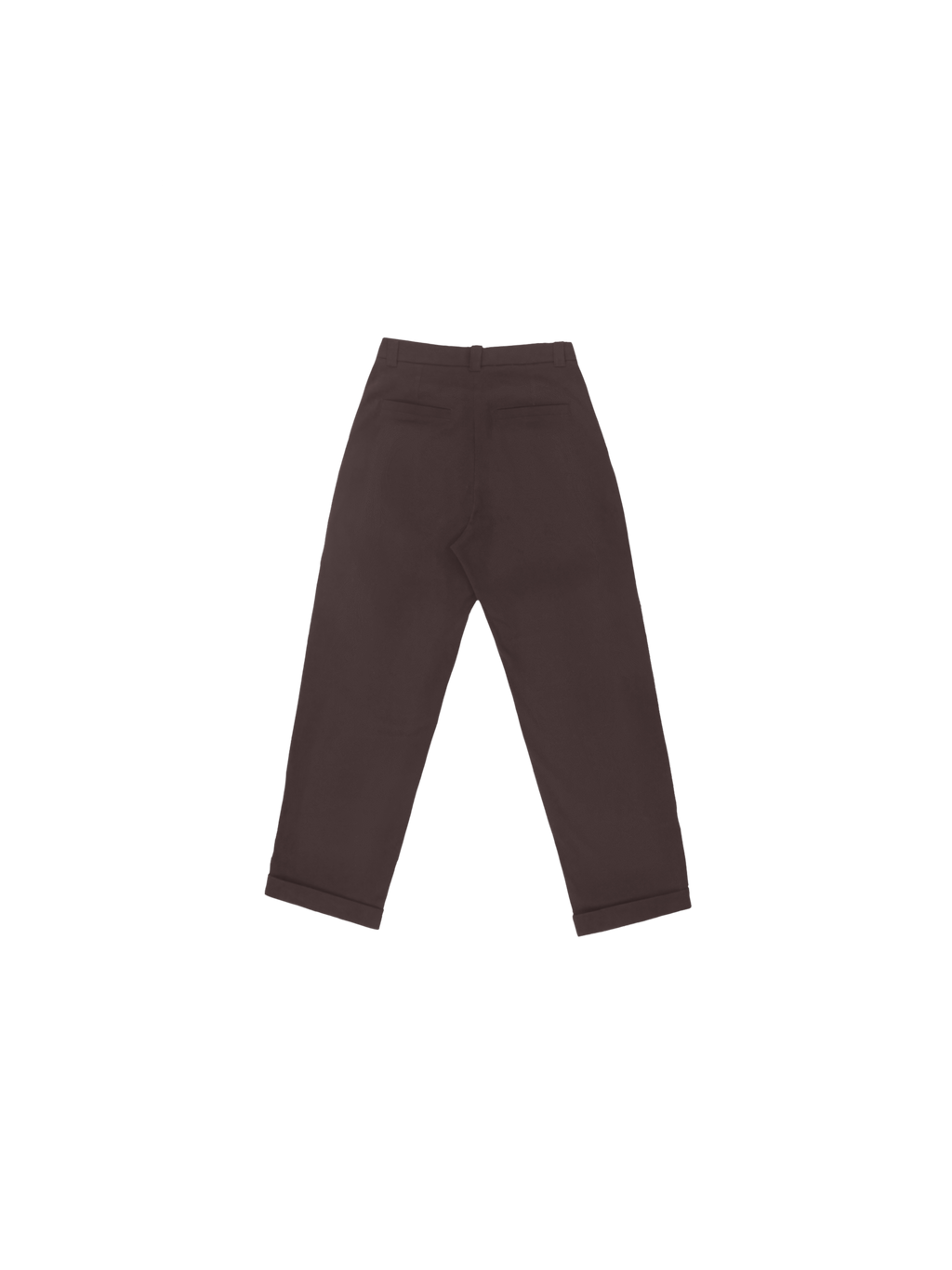 PANTALON PINZAS RECTO MARRON