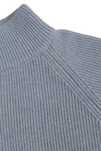 JERSEY PUNTO CUELLO SUBIDO AZUL CELESTE