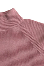 JERSEY PUNTO CUELLO SUBIDO ROSA PALO