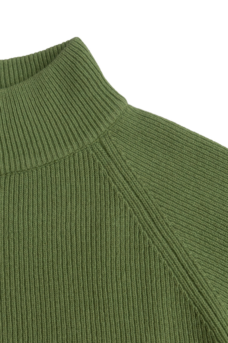 JERSEY PUNTO CUELLO SUBIDO VERDE PISTACHO